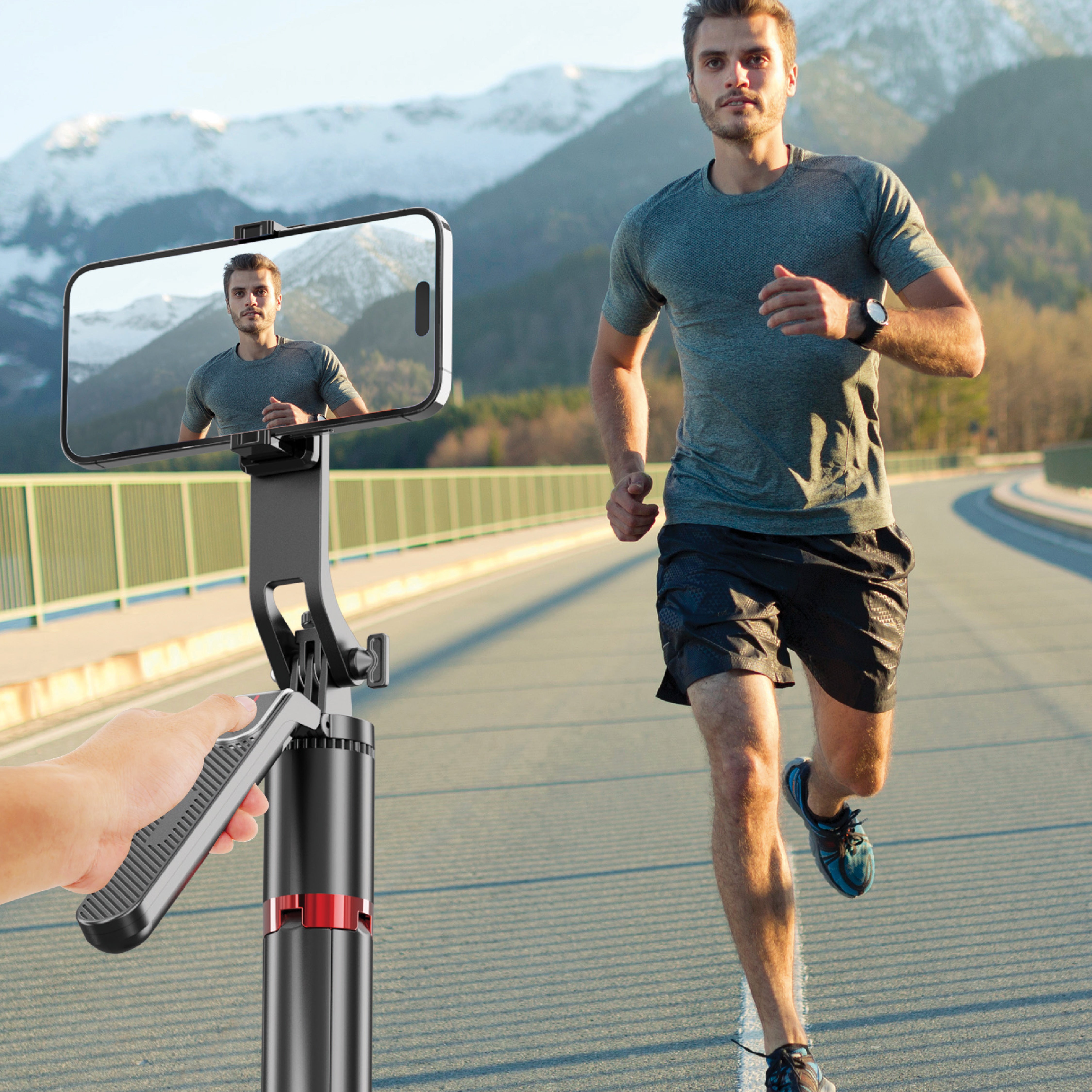 Asli Global Selfynix One Selfie Stick Extendable up to 220cm with Wireless Remote & Tripod Stand Asli Global Selfynix One Selfie Stick Extendable up to 220cm with Wireless Remote & Tripod Stand
